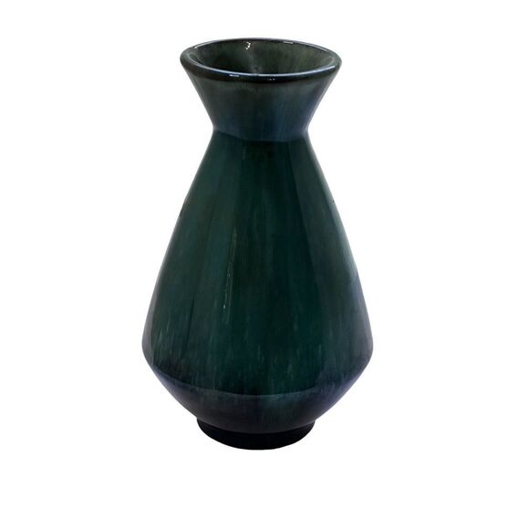Vtg Blue Mountain Pottery Canada BMP Vase – Blue Green Drip Glaze – Canadian MCM - Picture 1 of 4